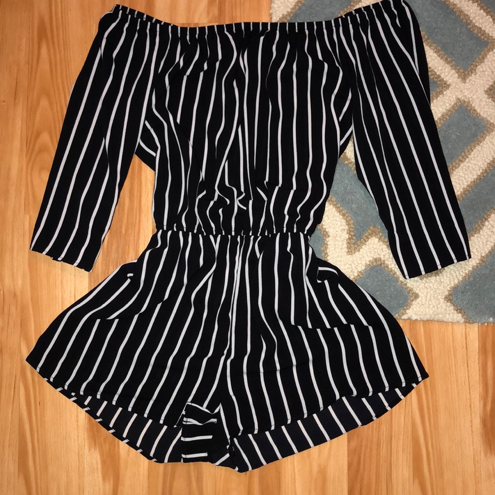 Striped Romper